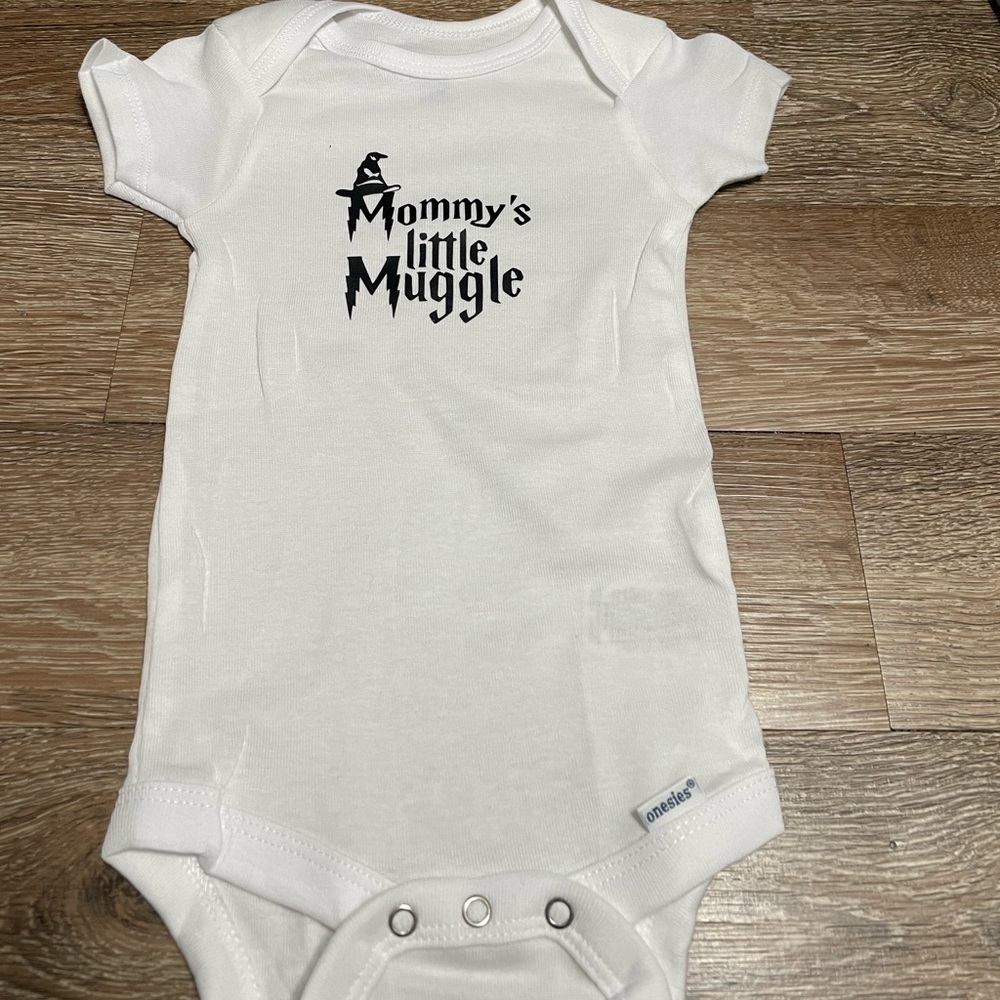 Mommy’s Little Muggle Harry Potter onesie